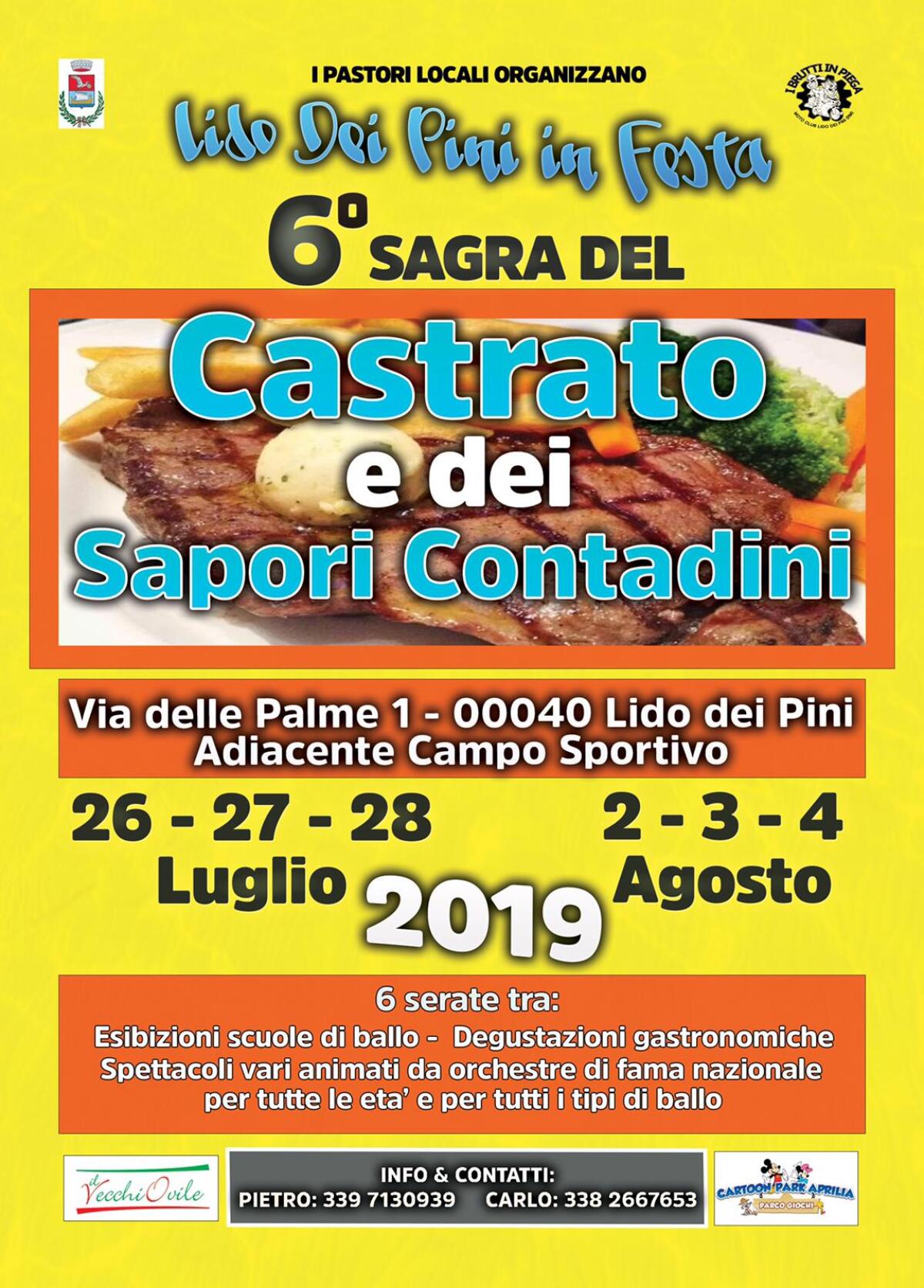 “Lido dei Pini in Festa” questo fine settimana con la “Sagra del Castrato”. - 