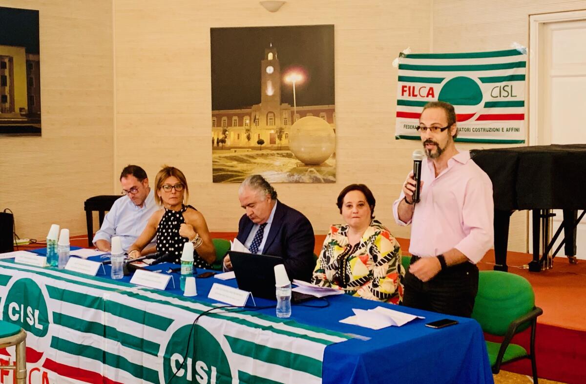 LATINA - Sicurezza sul lavoro: Filca Cisl e Inail insieme per ribadire l'impegno nel settore edile. - 