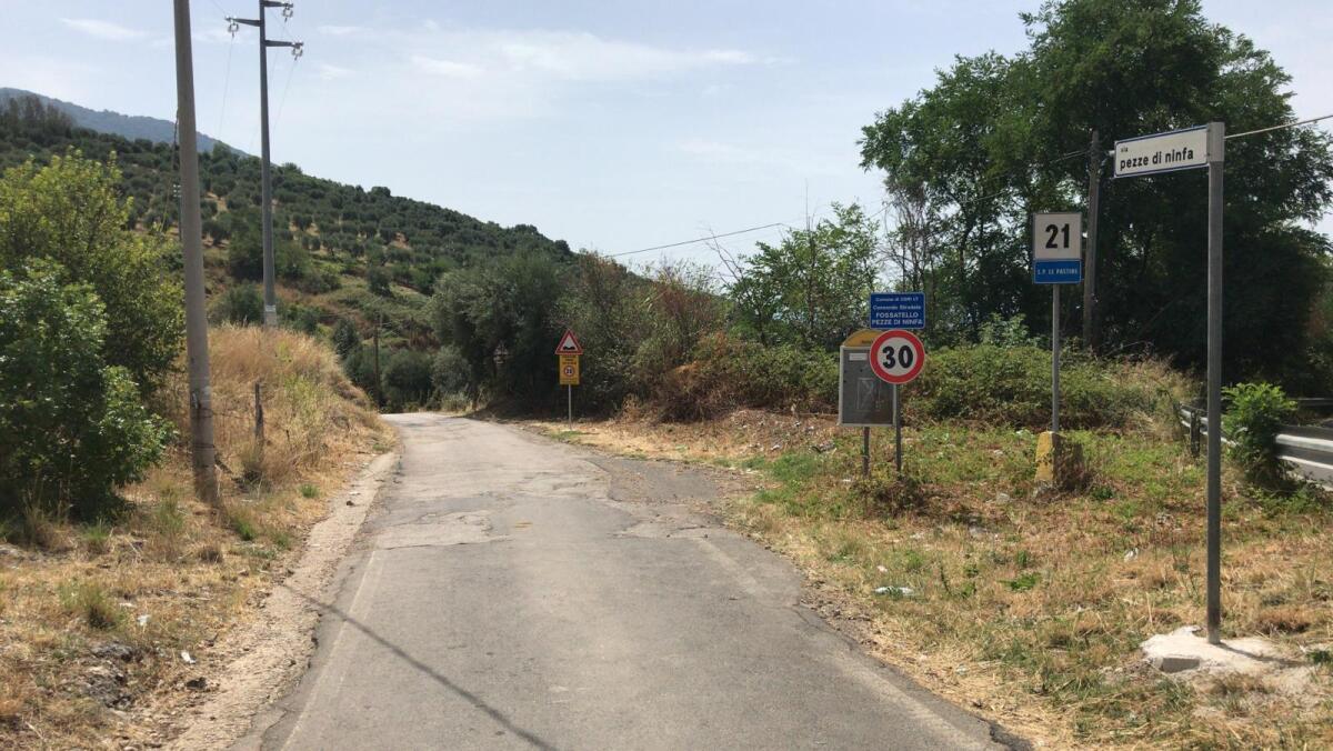 315mila euro dalla Regione per la sistemazione e la ristrutturazione della strada vicinale Pezze di Ninfa, a Cori. - 