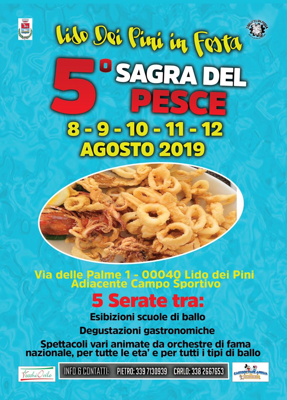 “Lido dei Pini in Festa”: oggi ultimo giorno della "Sagra del Pesce". - 