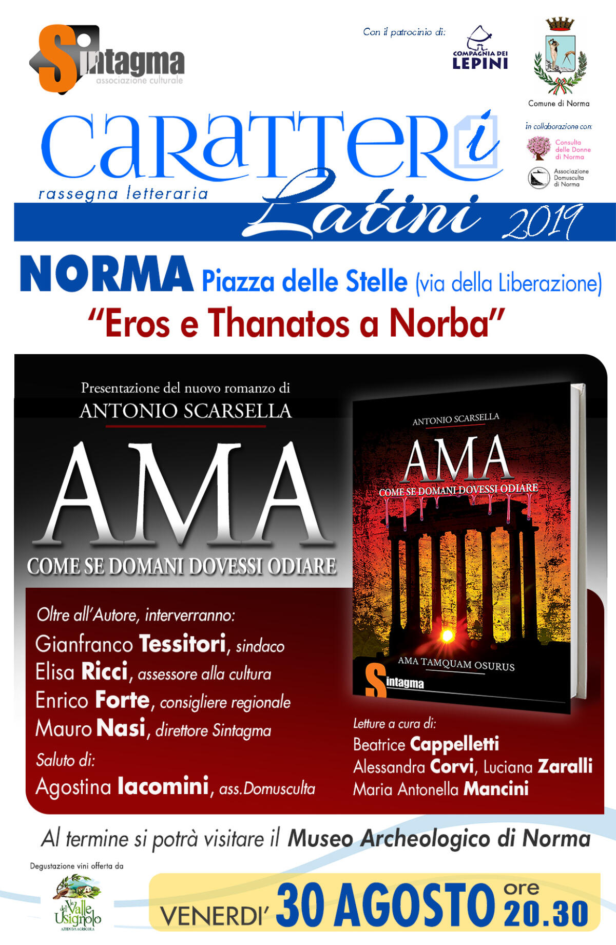 A Norma ultimo appuntamento con "Caratteri Latini" - 