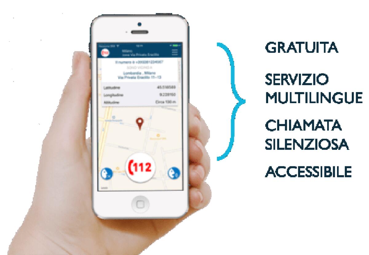 "Nel Lazio attiva l'App 112 che ti geolocalizza in tempo reale" - 