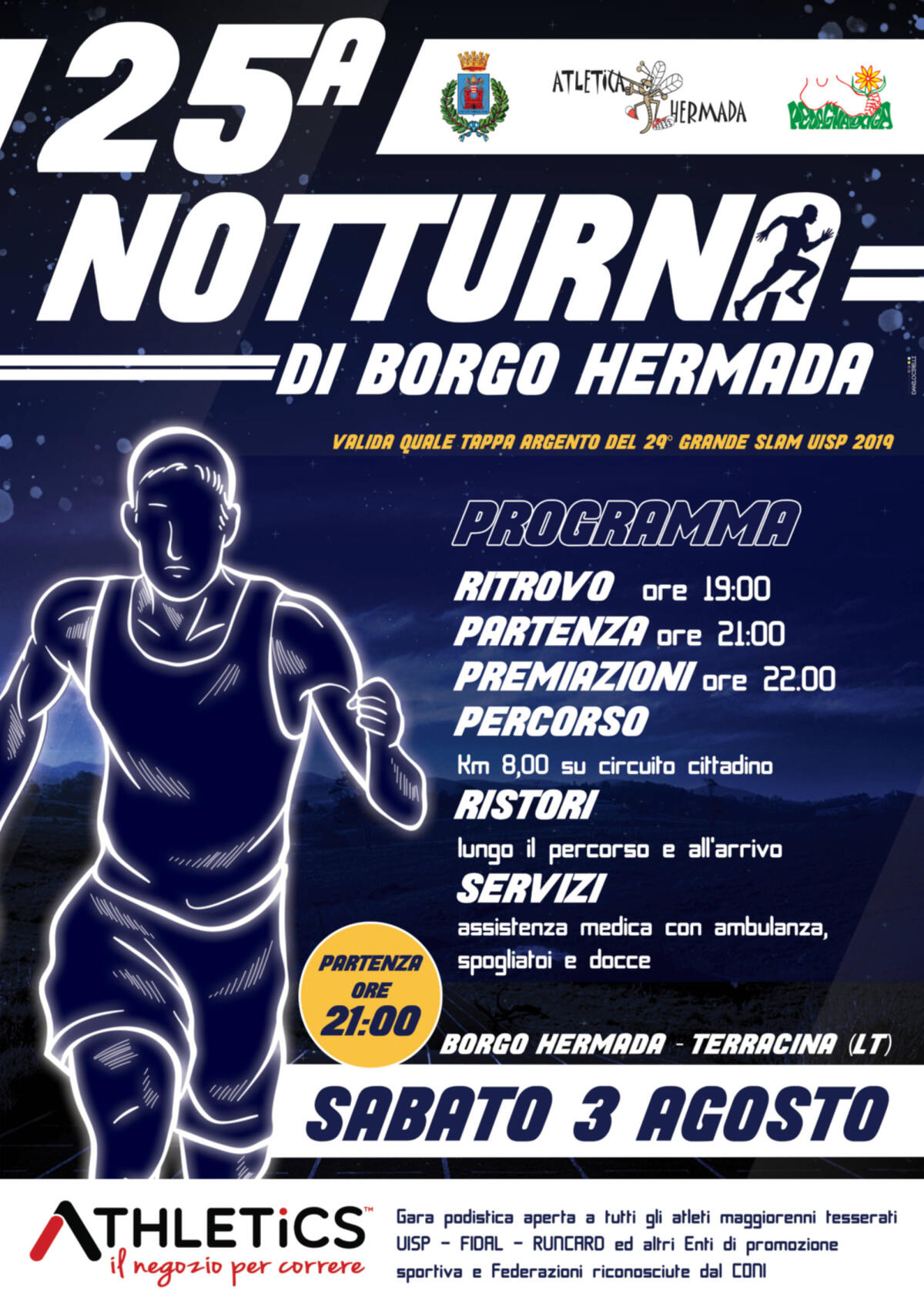 TERRACINA - Questa sera va in scena l’edizione numero 25 della “Notturna di Borgo Hermada”. - 