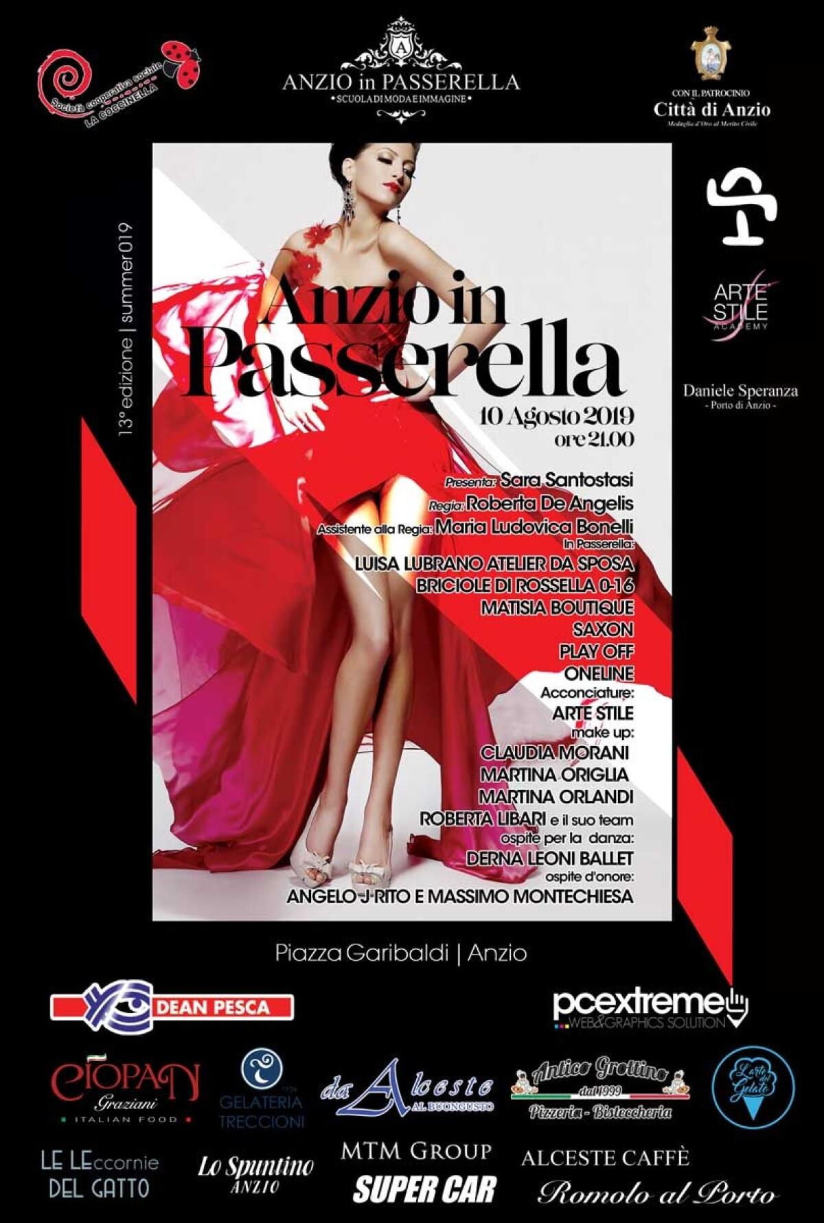 "Anzio in Passerella": moda e solidarietà questo sabato in Piazza Garibaldi. - 