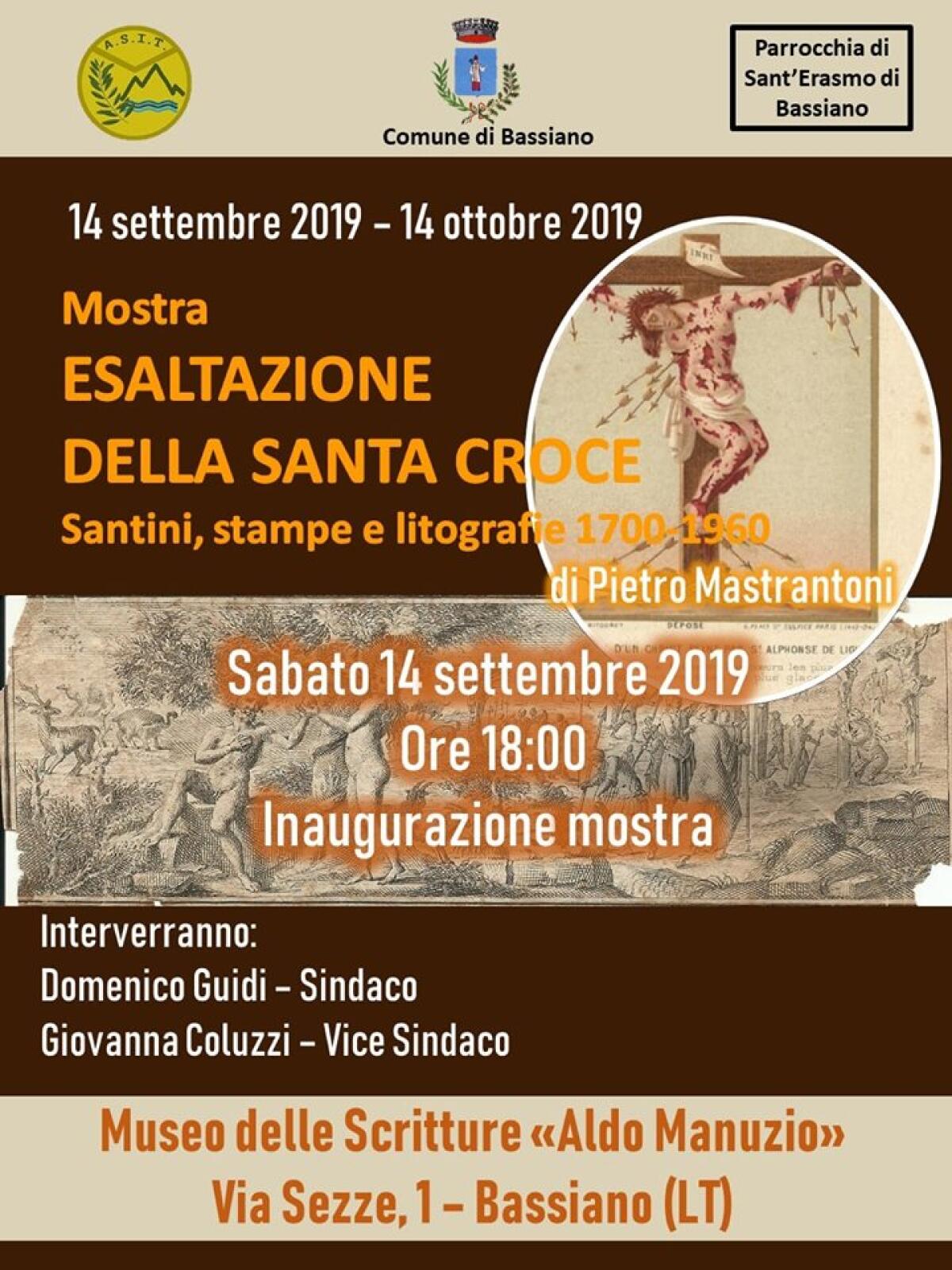 A Bassiano una mostra di santini, stampe e litografie - 