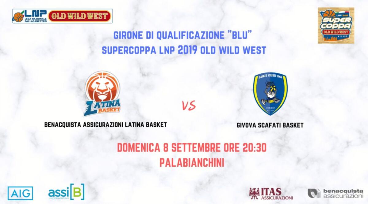 Basket serie A2 maschile, Supercoppa: questa domenica al PalaBianchini di Latina l’esordio dei nerazzurri contro Scafati. - 