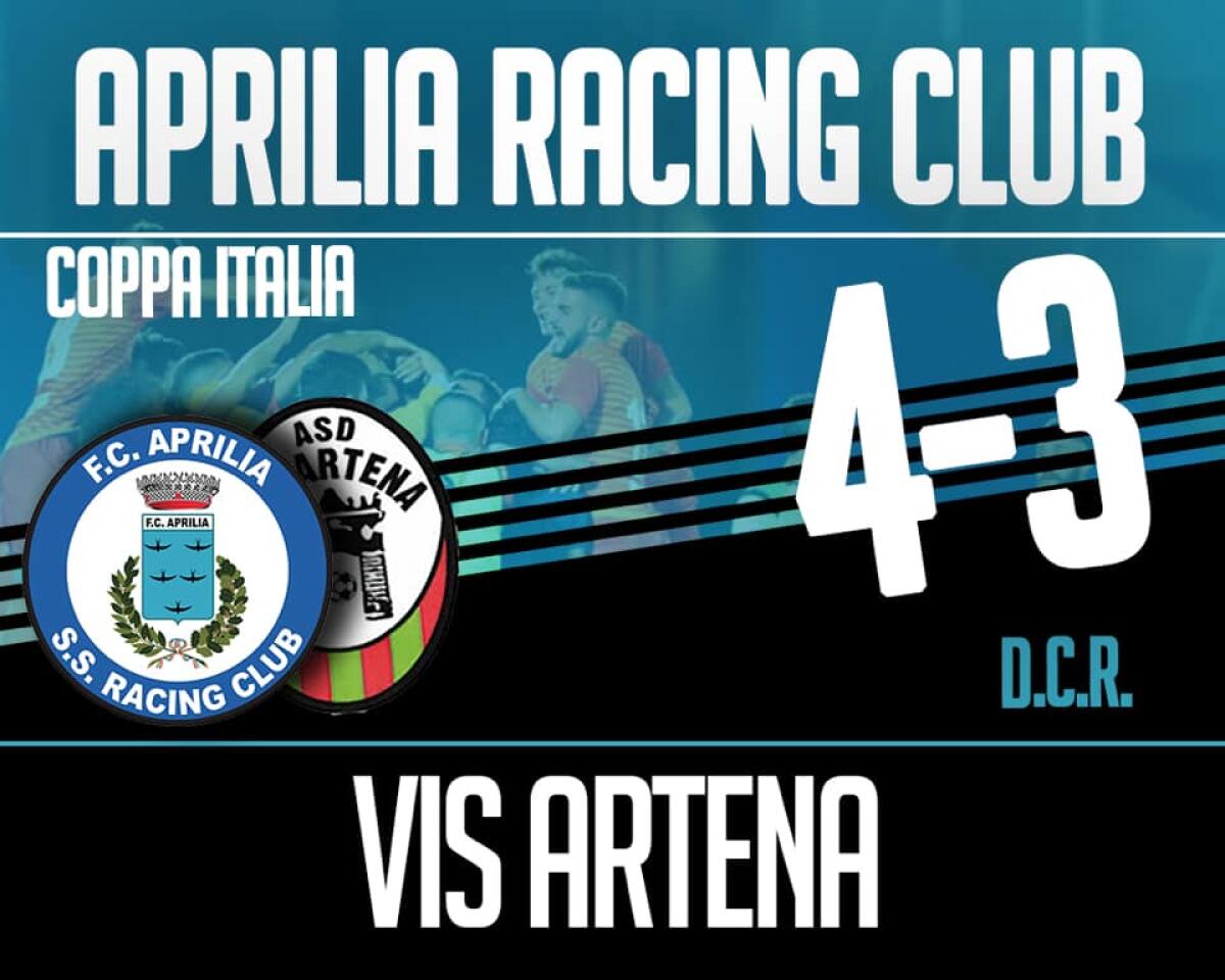 Calcio di serie D, l’Aprilia Racing Club batte il Vis Artena ai rigori e passa ai 16esimi di Coppa Italia. - 