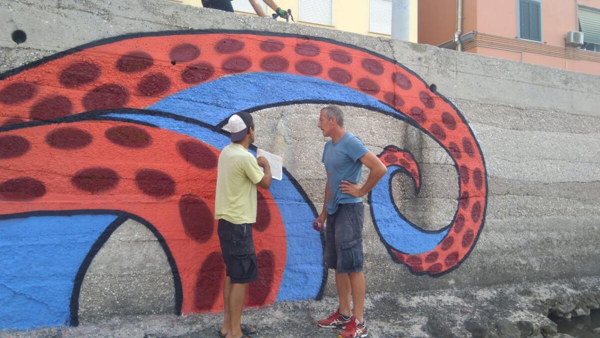 La Street Art si affaccia sul mare: ad Anzio un murale ravviva la Riviera di Ponente. - 
