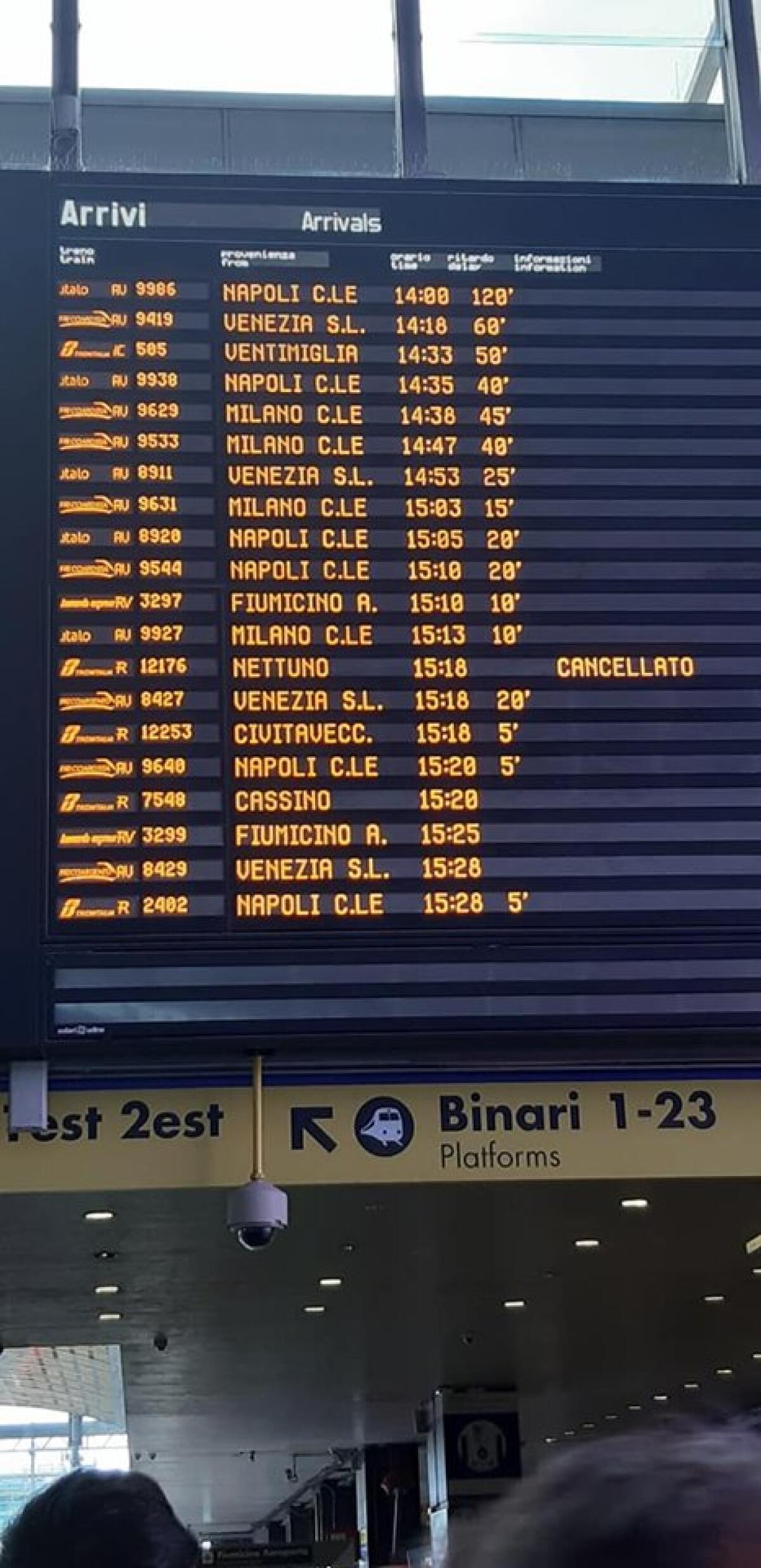 Guasto a Roma Prenestina, disagi sul traffico ferroviario - 