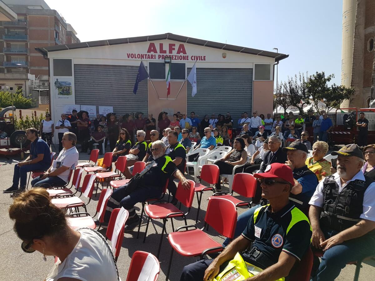 L’associazione di Protezione Civile “Alfa” di Aprilia festeggia i suoi primi 30 anni.   Partecipata cerimonia. - 