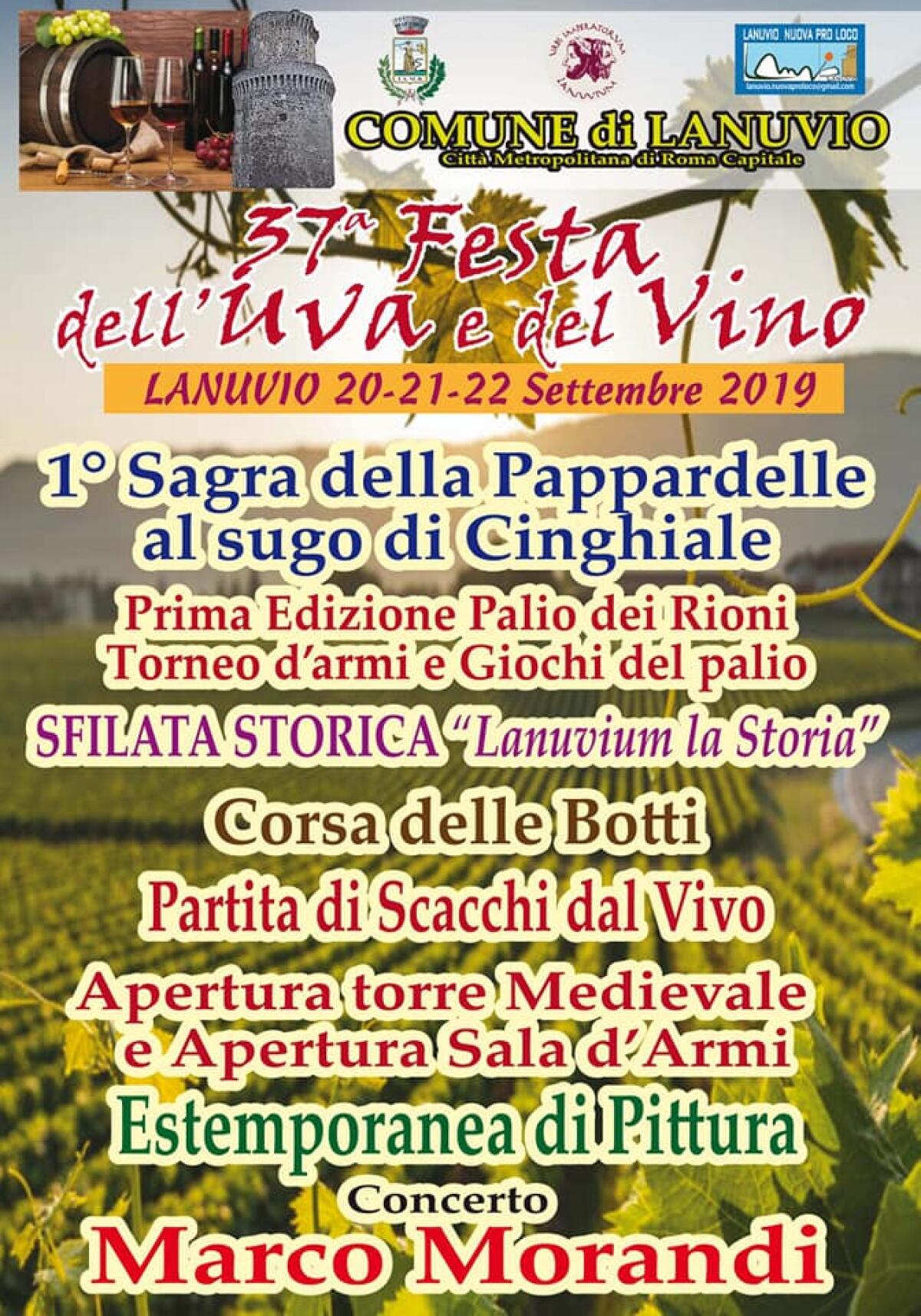 A Lanuvio la Festa dell'Uva e del Vino - 