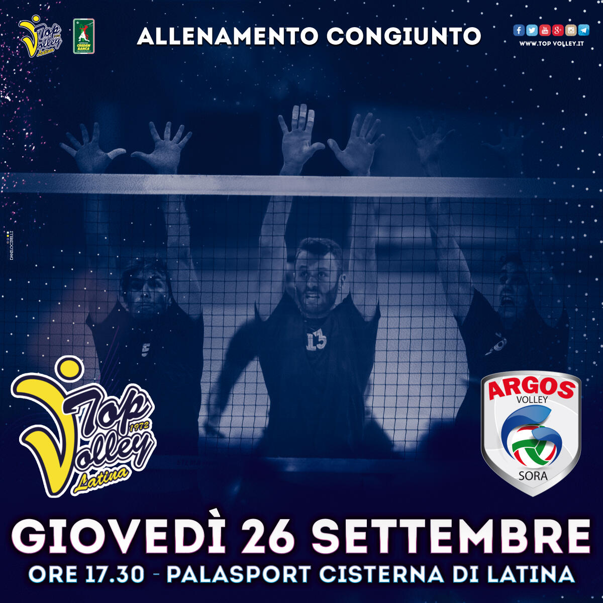 Amichevole per la Top Volley Latina: oggi riceve Sora al palazzetto dello sport di Cisterna. - 