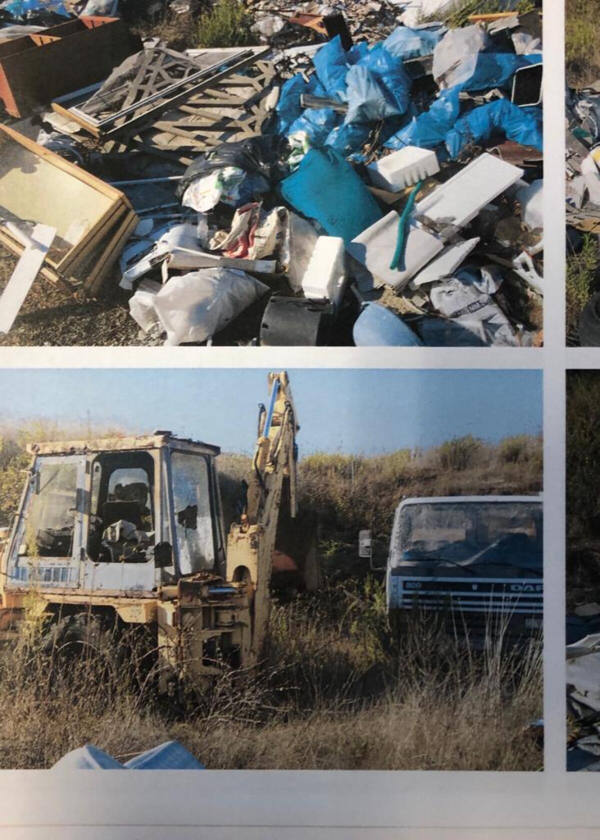 Maxi discarica abusiva ad Aprilia, il sequestro della polizia locale - 