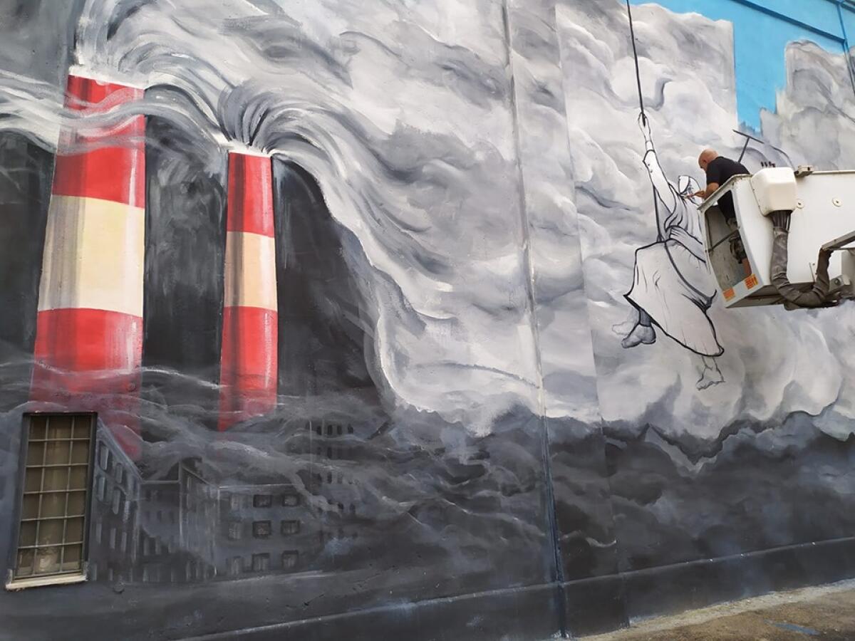 “Exemplum Omnibus”, il murale realizzato ad Albano per Papa Francesco - 