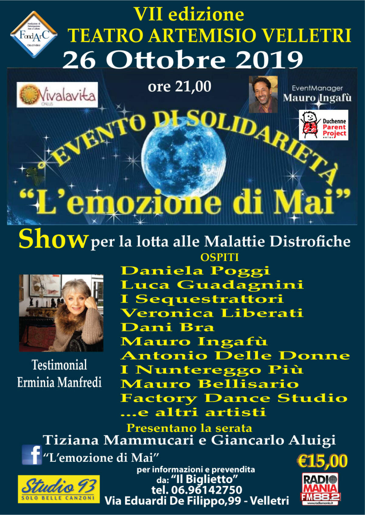 A Velletri solidarietà e spettacolo "L'Emozione di Mai" - 