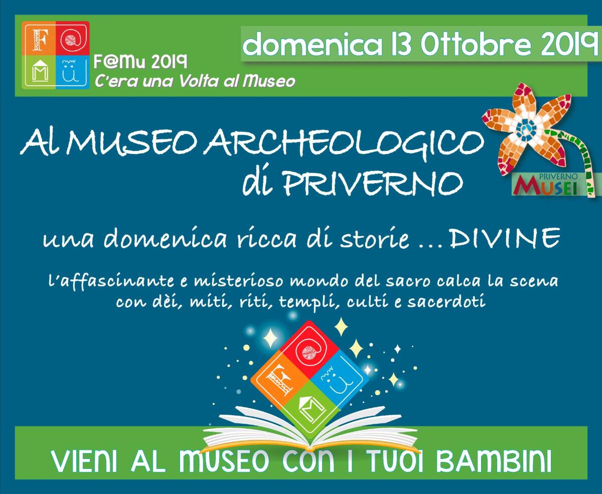 “Una domenica ricca di storie, divine”, al Museo di Priverno - 