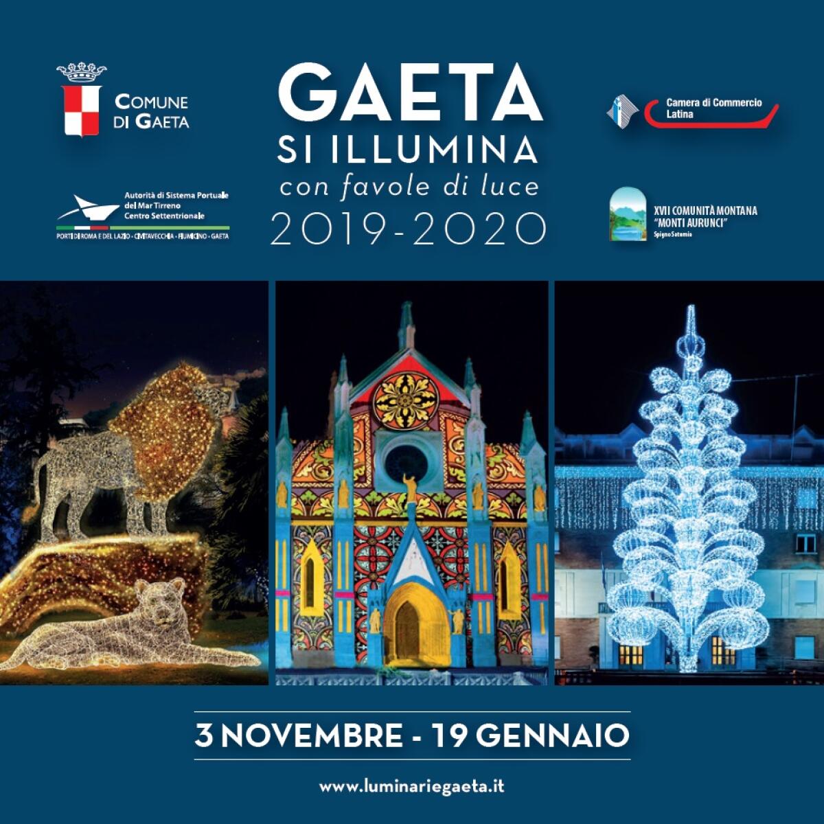 Gaeta si illumina con "Favole di Luce". Questa domenica l'accensione delle luminarie. - 