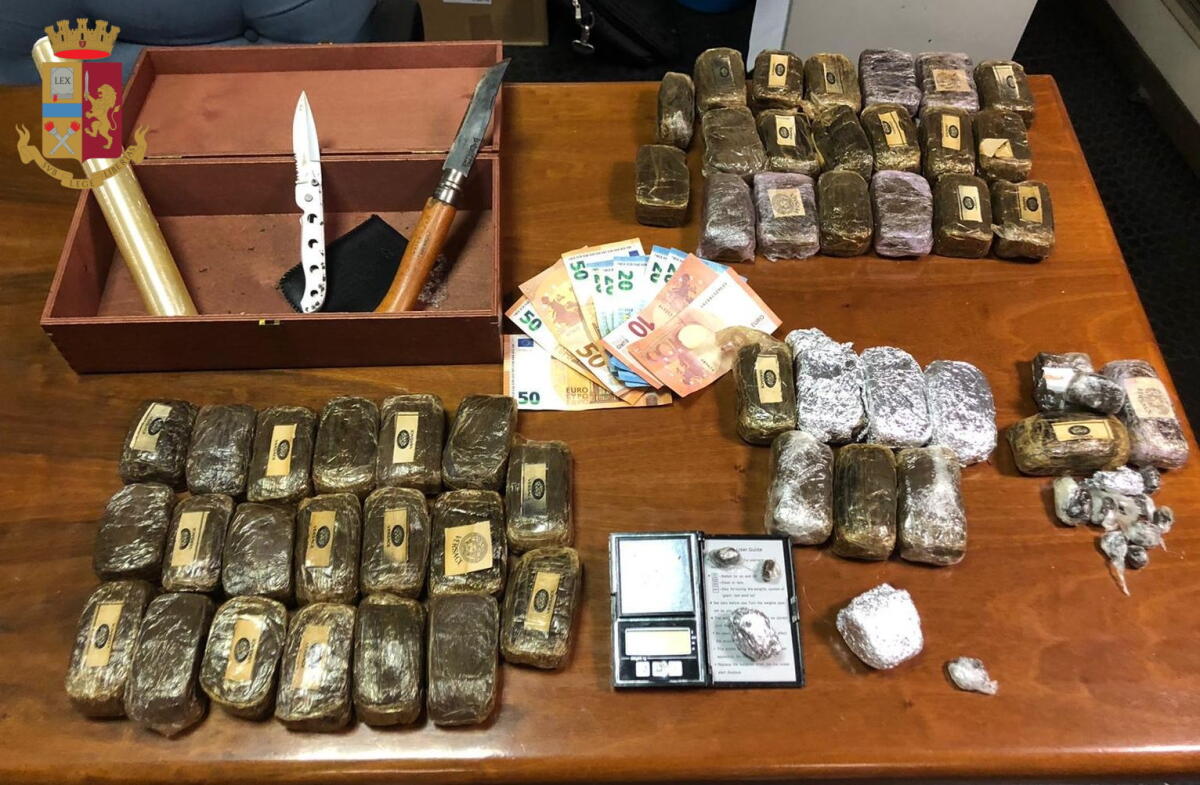 Nascondeva in casa oltre 5 kg di hashish. Arrestato dalla Polizia di Stato un 31enne romano - 