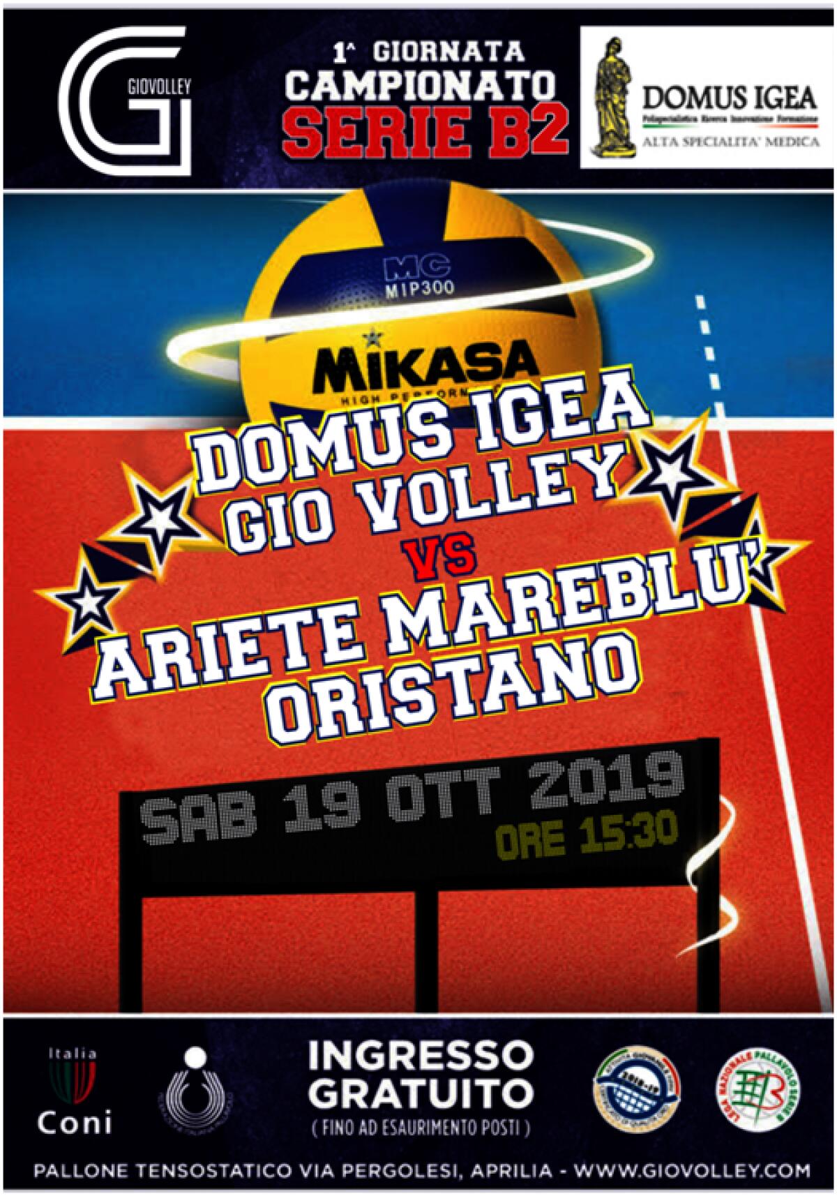 Pallavolo femminile serie B2: inizia il campionato. La Giò Volley Aprilia oggi esordisce in casa contro Oristano. - 