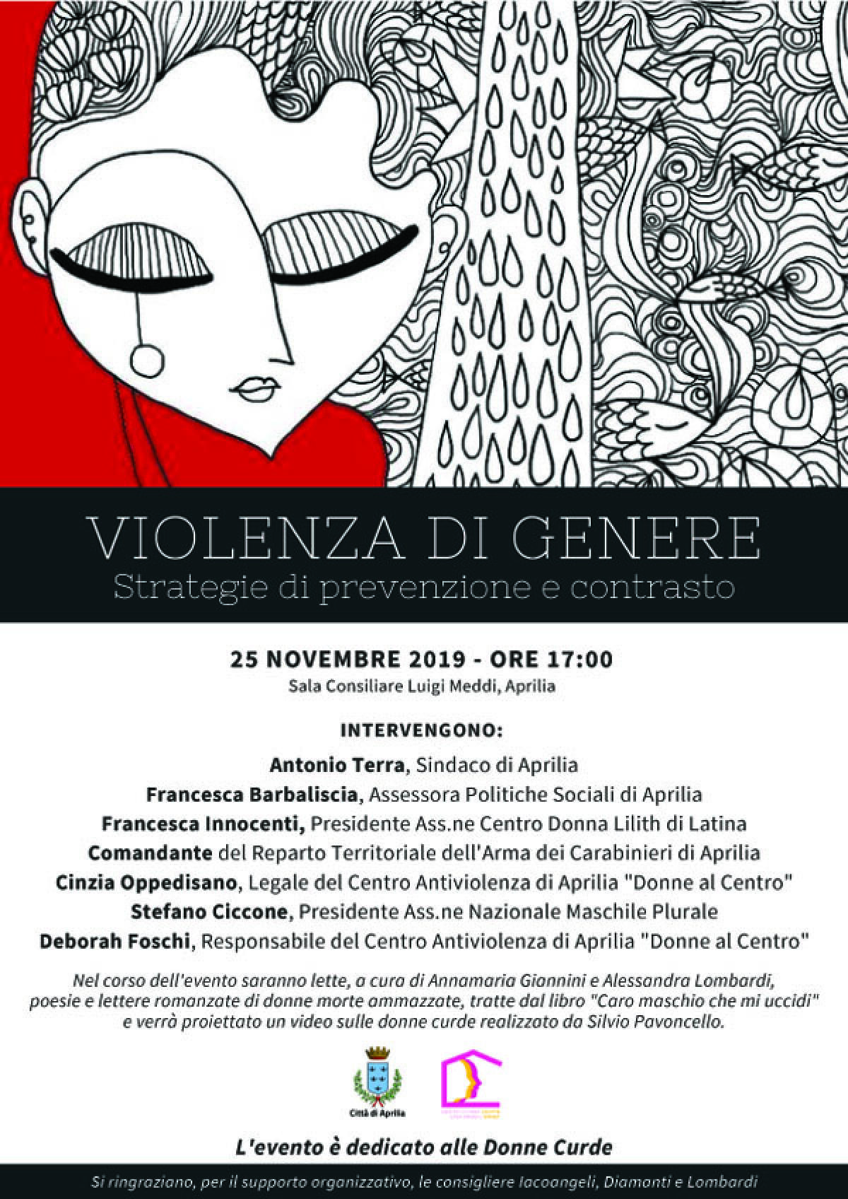 Violenza di genere, ad Aprilia un convegno su strategie e contrasto - 