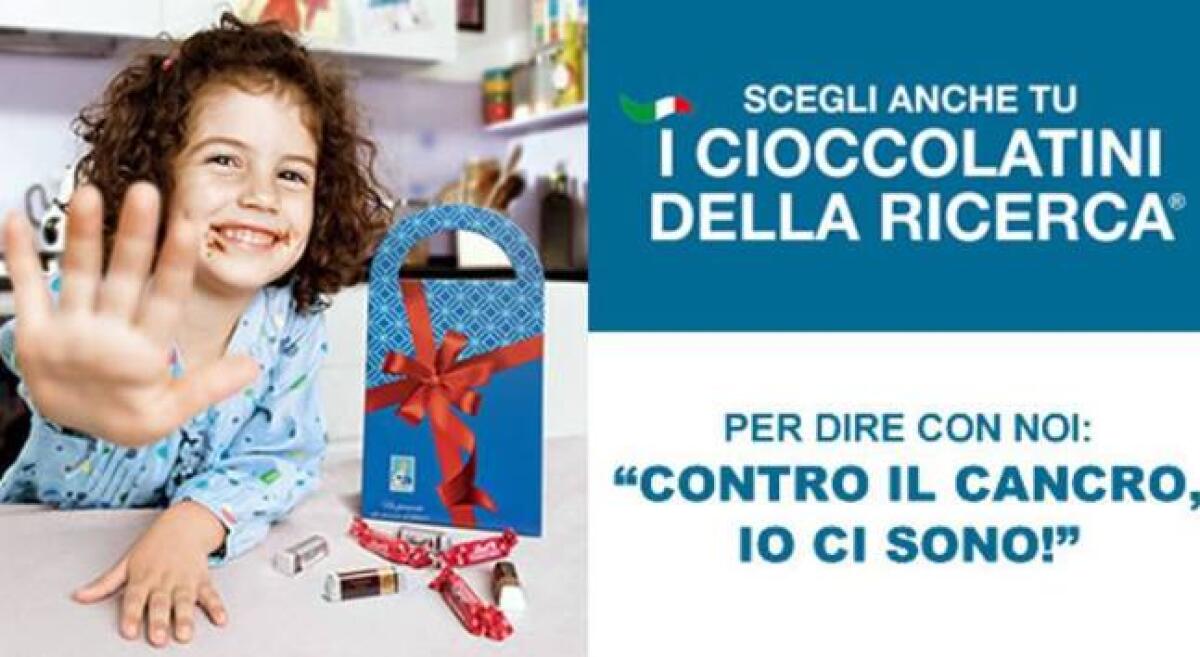Da questo sabato arrivano "I Cioccolatini della Ricerca" dell'Airc - 