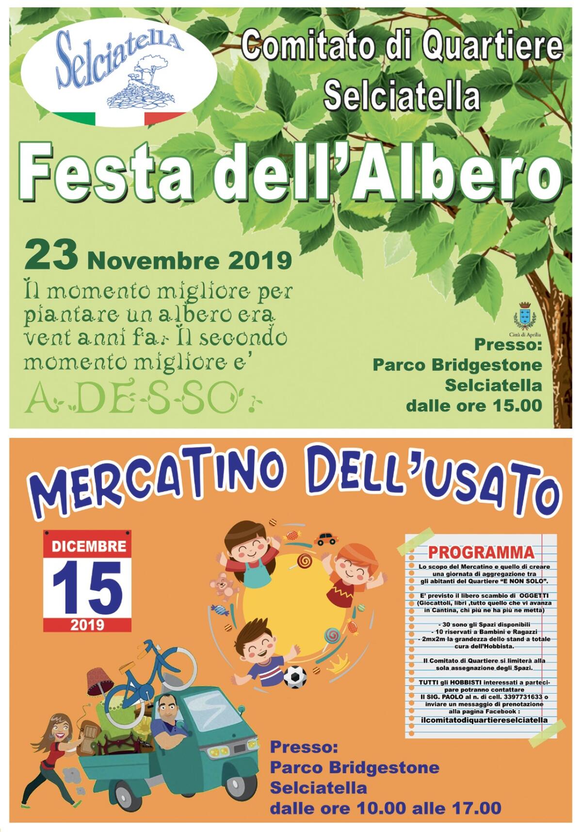 Festa dell'Albero, l'iniziativa nel quartiere Selciatella ad Aprilia - 