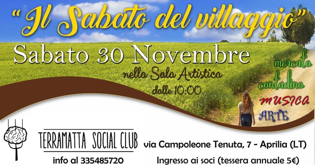Sabato del Villaggio, arriva il mercato contadino ad Aprilia - 