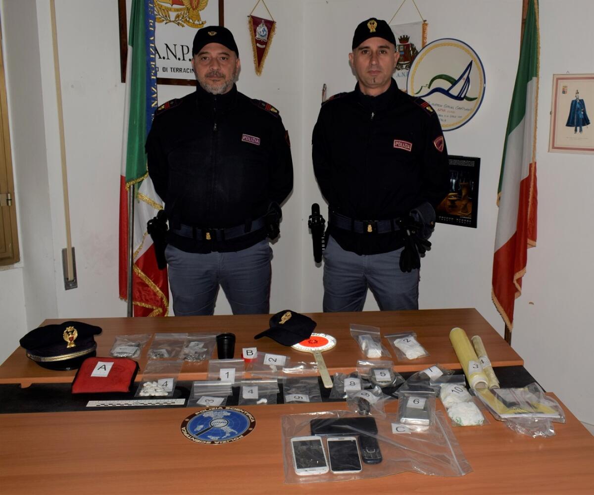 La Polizia scopre una centrale della droga a Borgo Hermada, a Terracina: in manette un 39enne. - 