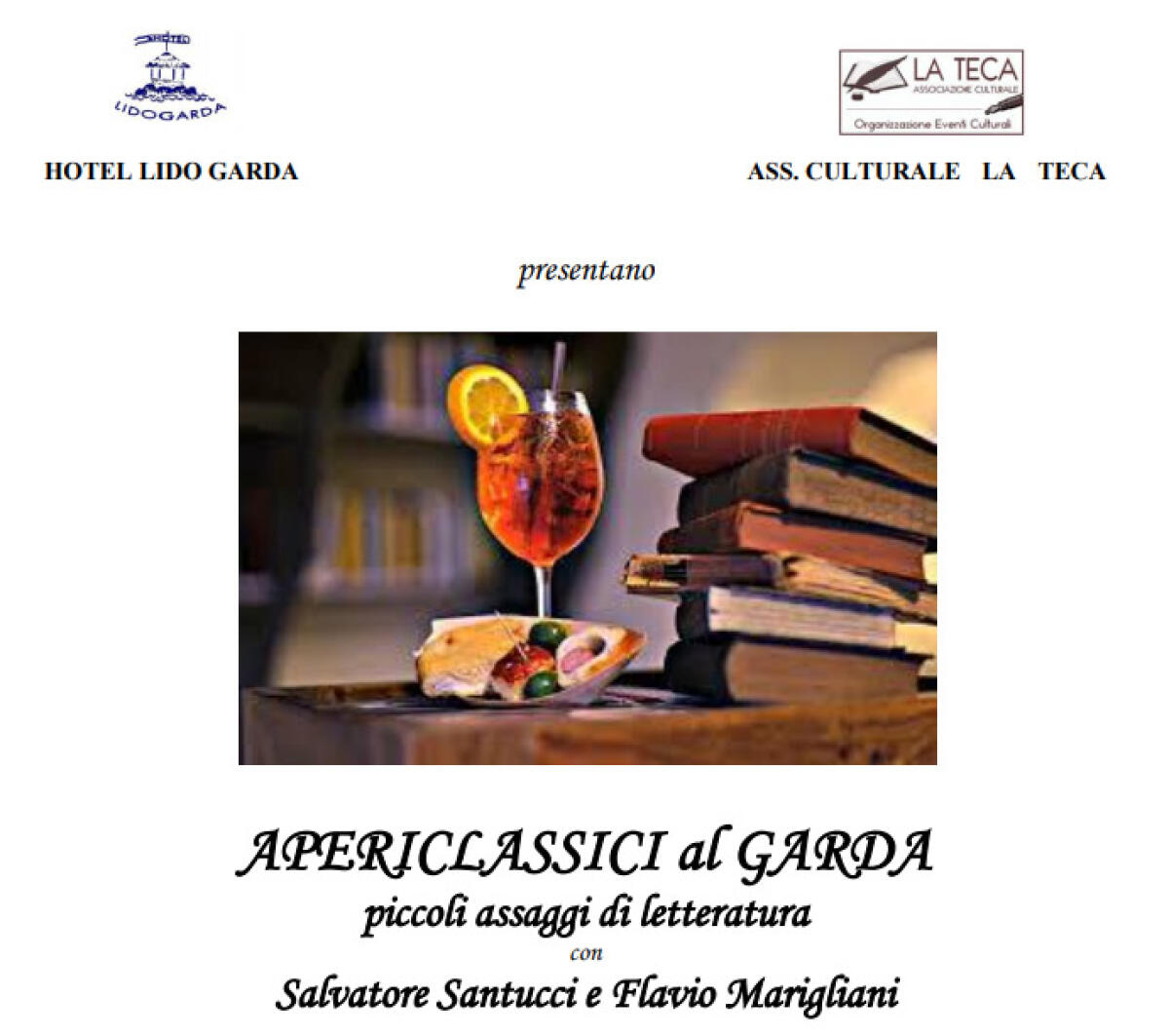 Il 14 Novembre terzo appuntamento di “Apericlassici al Garda” ad Anzio. - 