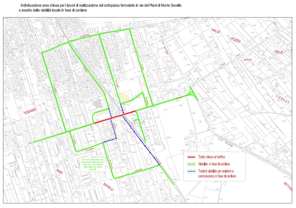 Proseguono i lavori per il sottopasso ferroviario di Pavona, ad Albano: da oggi nuova viabilità. - 
