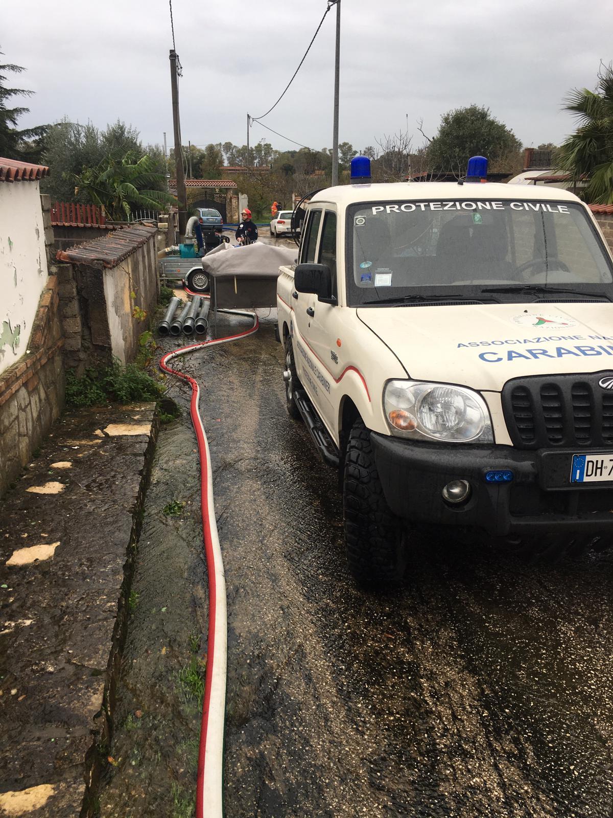 Maltempo, allagamenti ad Aprilia: gli interventi dell’Anc - 