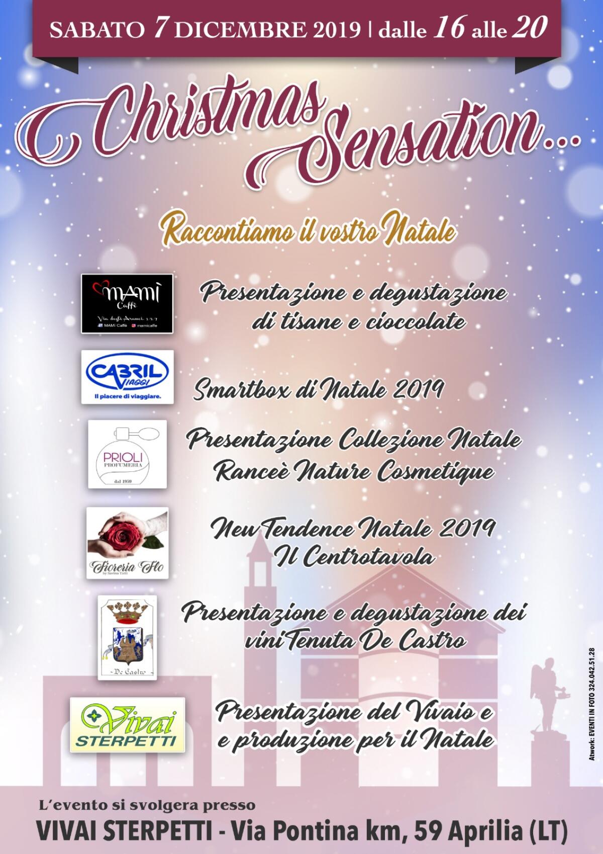 “Christmas Sensation, raccontiamo il vostro Natale”, evento speciale oggi ai Vivai Sterpetti di Aprilia. - 