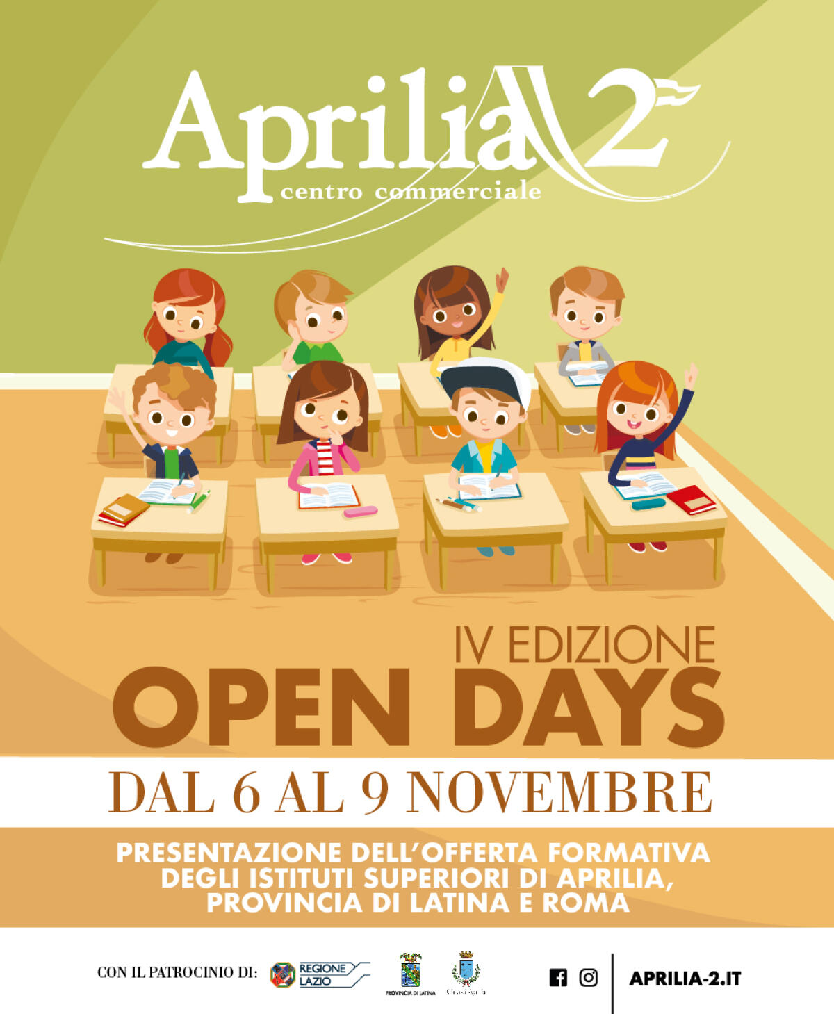 Aprilia 2, partono gli open days dedicati alla scuola - 