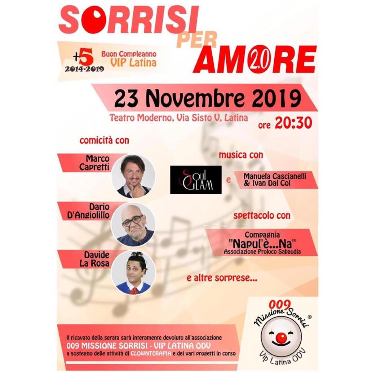 La Federazione Vip Latina in scena con "Sorrisi per Amore" - 