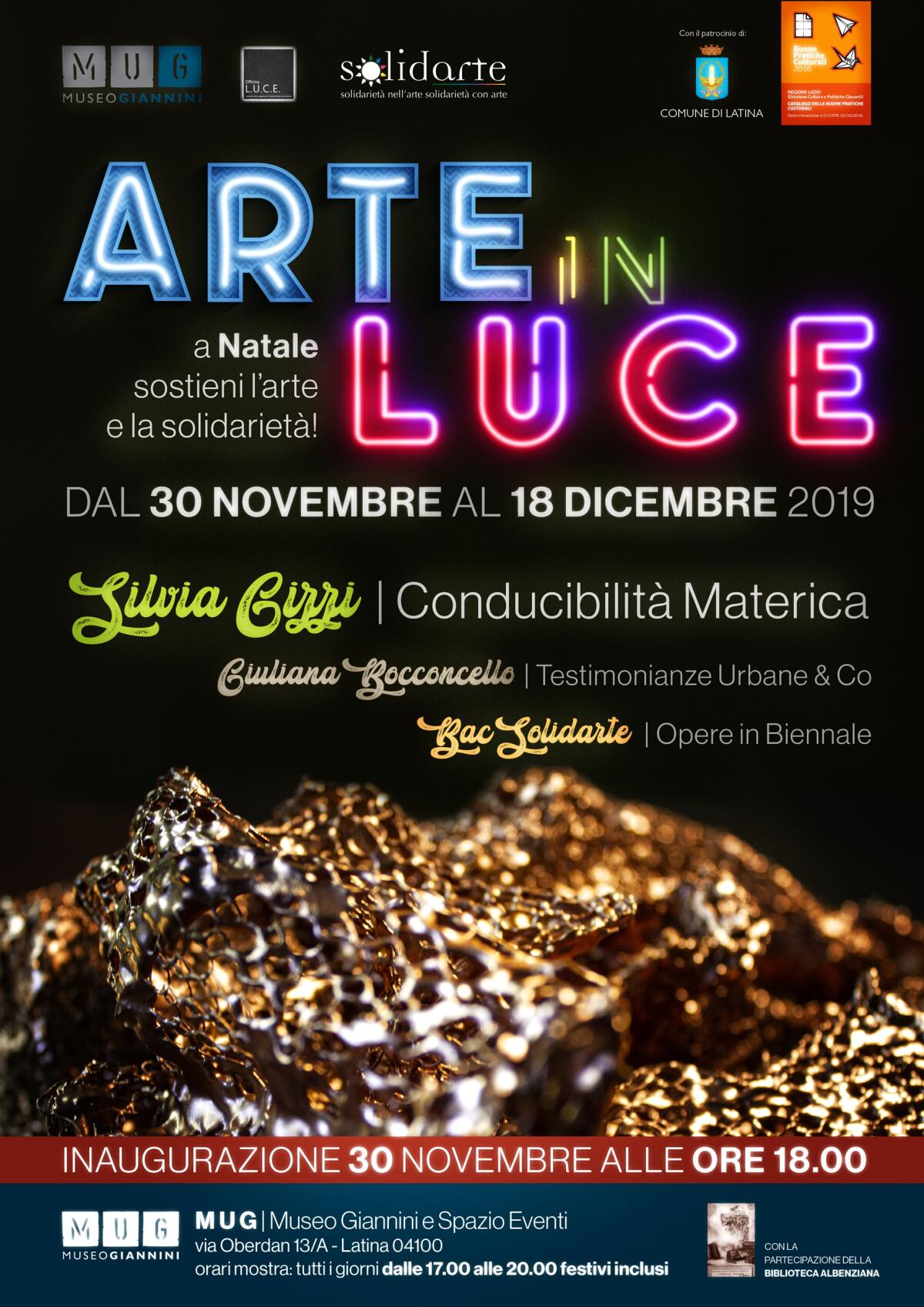 Conducibilità Materica, la mostra a Latina di Silvia Gizzi - 