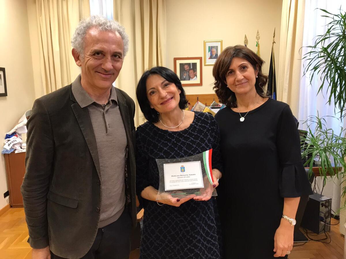 L’Amministrazione comunale di Latina saluta il Questore Rosaria Amato - 