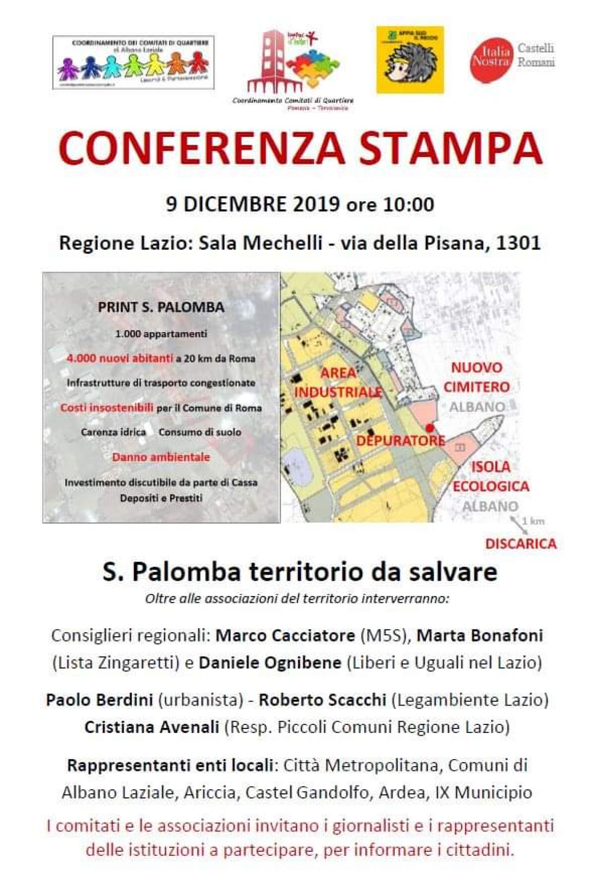 "S. Palomba territorio da salvare" , una conferenza per dire "no" al cemento - 