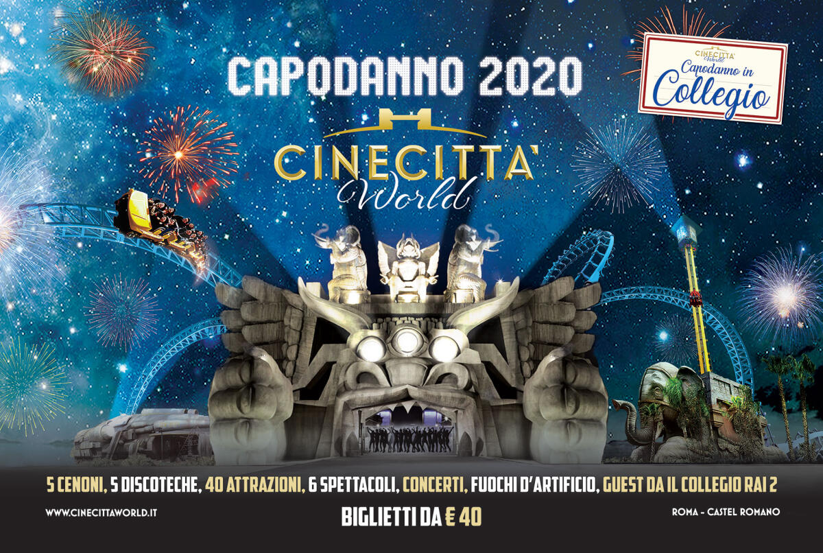 Capodanno in collegio, succede a Cinecittà World - 