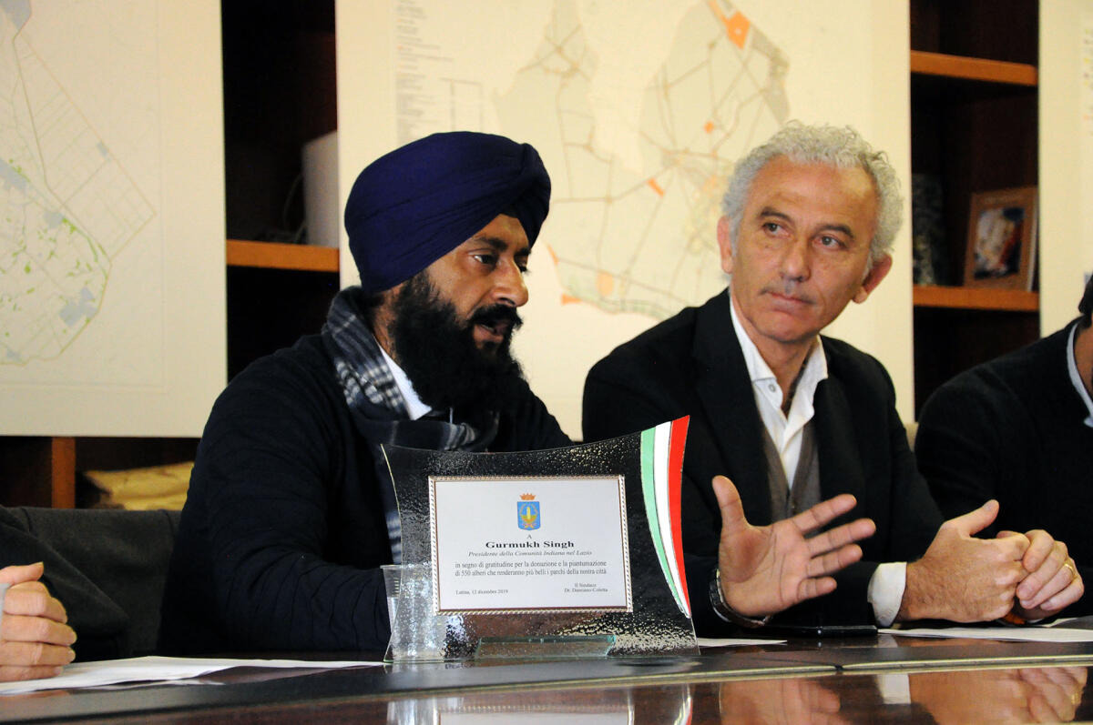La comunità Sikh di Latina dona 550 alberi destinati a 4 parchi cittadini. - 