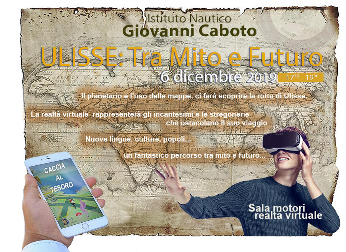 “Ulisse, tra mito e futuro”: giornata di Open Day oggi all’Istituto Nautico “Caboto” di Gaeta. - 