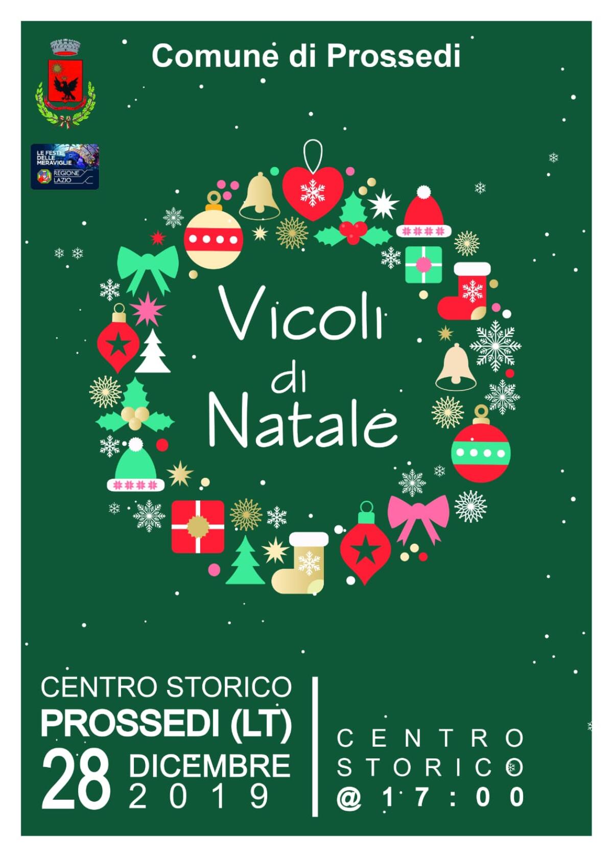 “Vicoli di Natale”: a Prossedi questo sabato torna la magia tra i vicoli del centro storico. - 