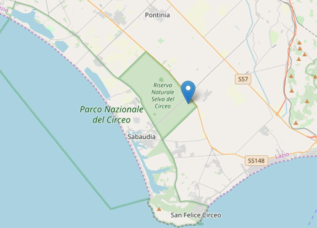 Lieve scossa di terremoto a Sabaudia, nel cuore del Parco Nazionale del Circeo. - 