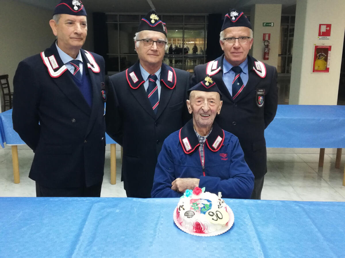 A Villa Silvana si festeggiano i 90 anni del maresciallo Italo de Vita - 