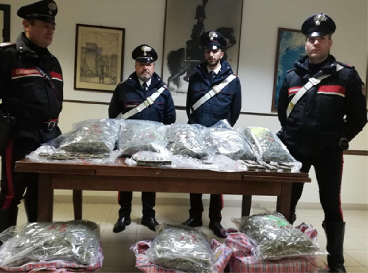 Sorpreso con 30 chili di marijuana e hashish, 36enne arrestato a Terracina - 