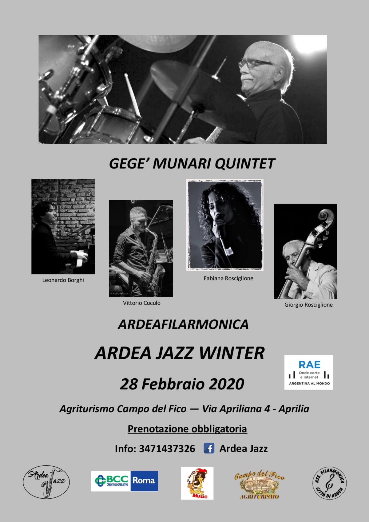 Ardeajazz Winter, c'è Gegè Munari e il suo quintetto - 