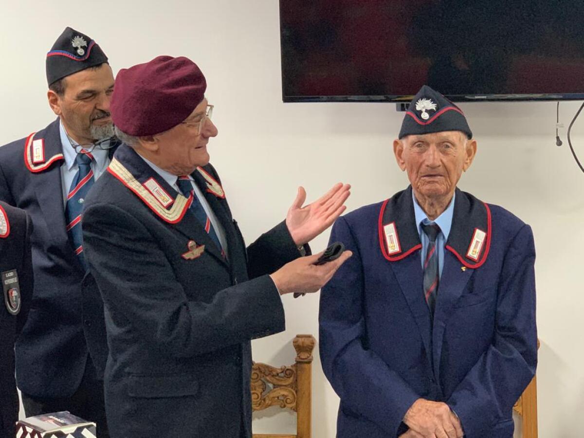 L’Associazione Nazionale Carabinieri di Aprilia festeggia i 96 anni dell’Appuntato Accursio La Bella. - 