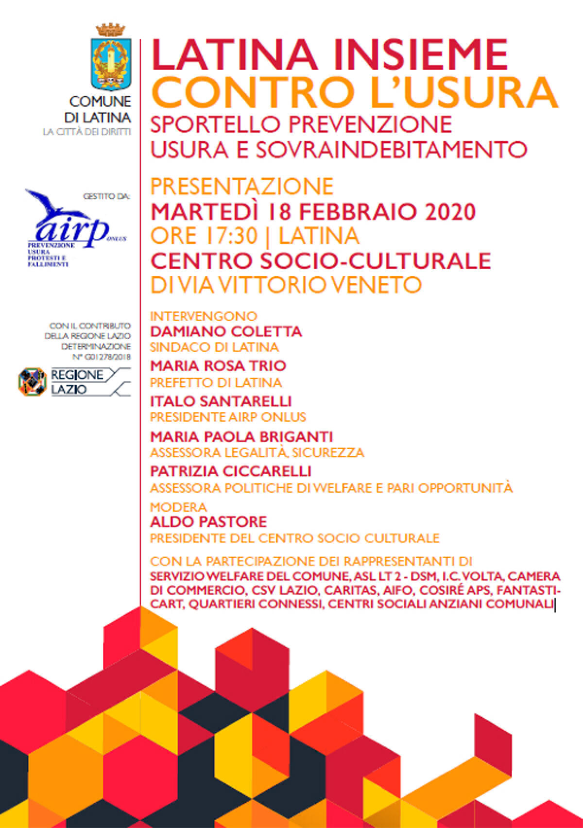 Usura e indebitamento, a Latina apre lo sportello - 