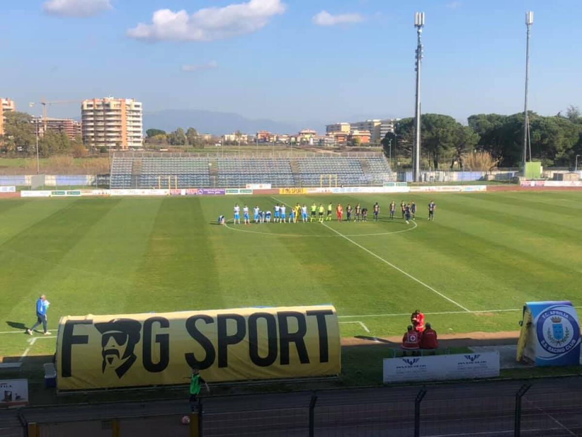 Calcio - Serie D - L'Aprilia Racing pareggia con il Latte Dolce - 