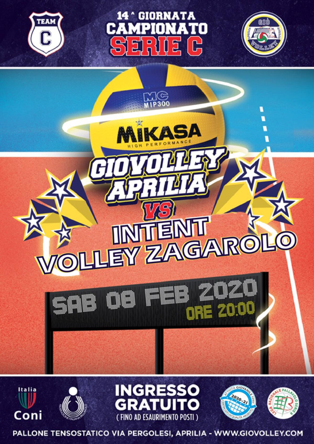 Pallavolo femminile serie C: la Giò Volley Aprilia questo sabato attende Zagarolo. - 