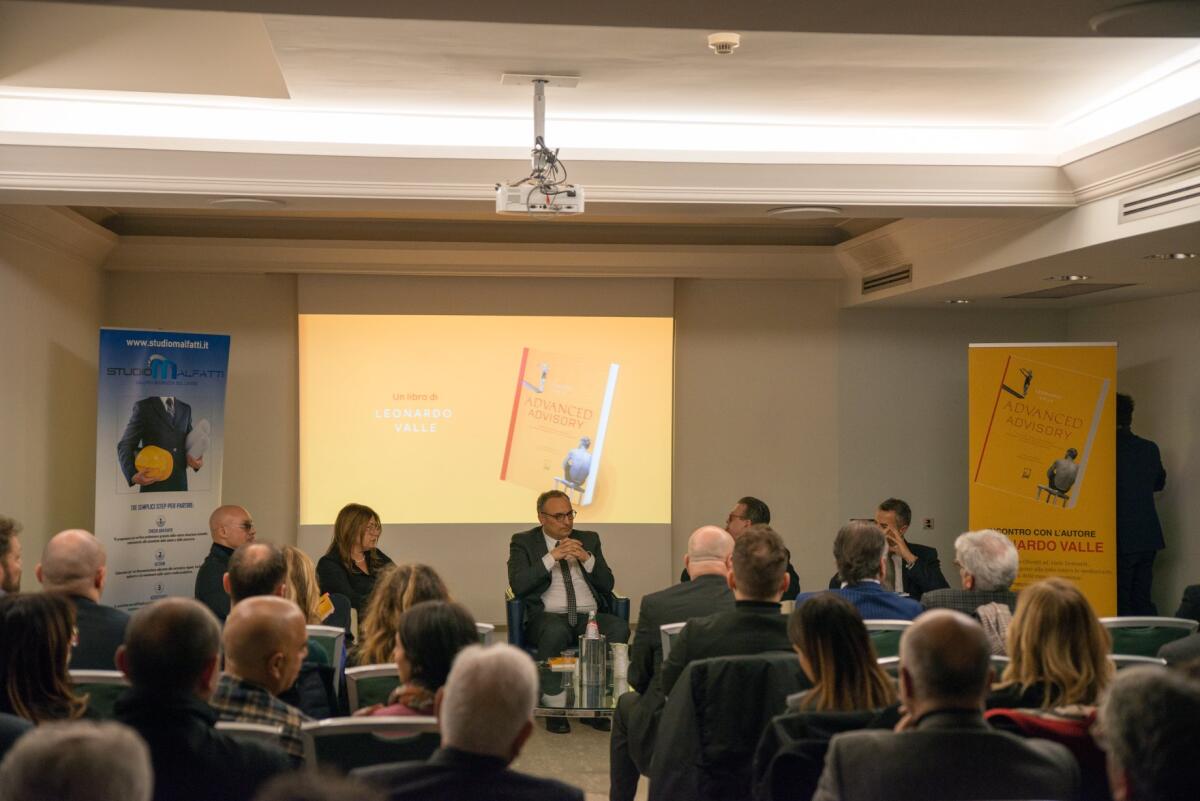 Advanced Advisory, in tanti alla presentazione del libro di Leonardo Valle ad Aprilia - 